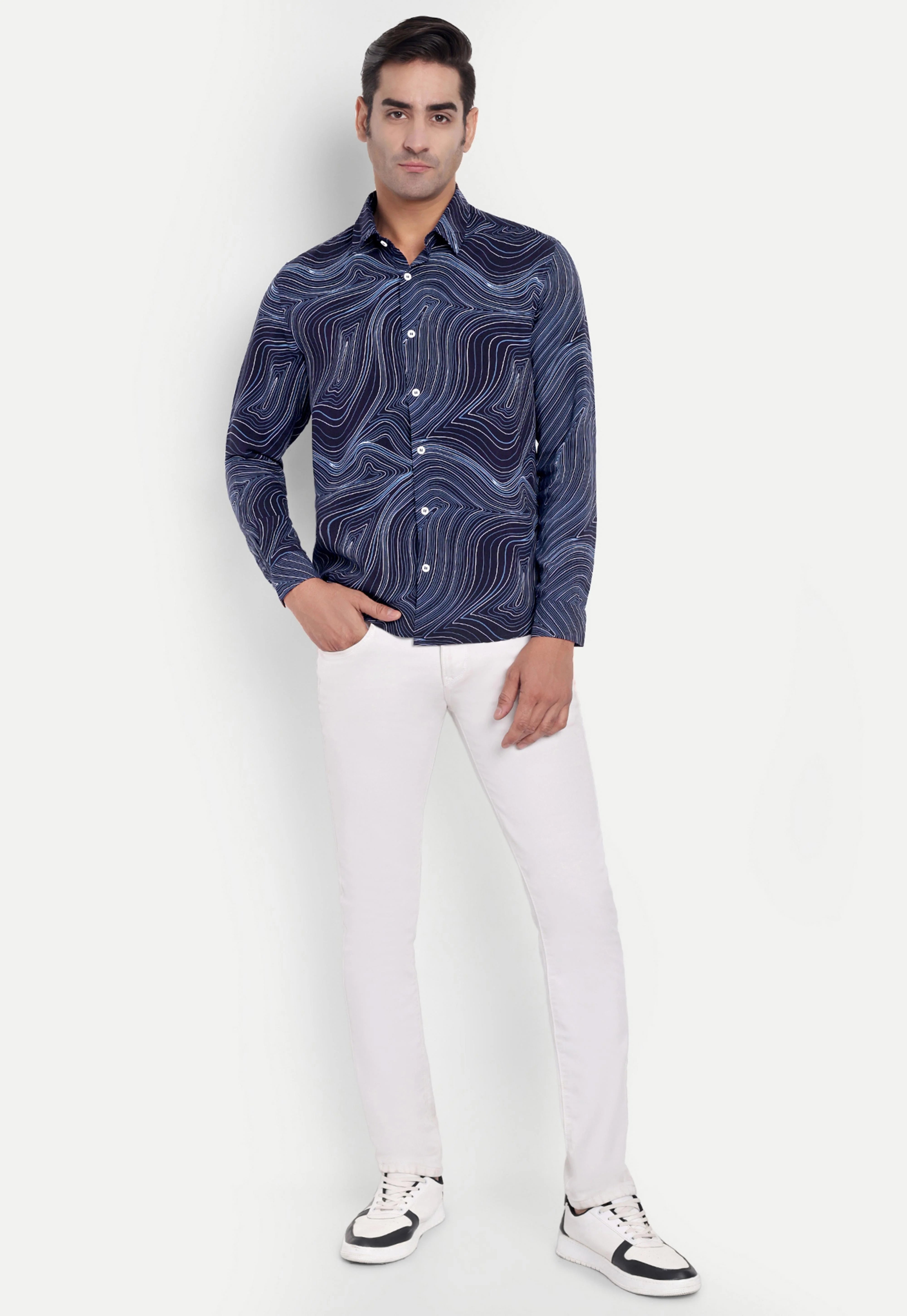Ocean Pulse Full Sleeve Shirt